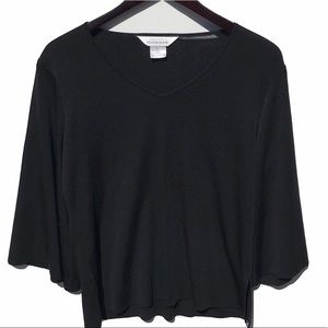 Misook || Wide sleeve shirt